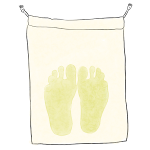 Le sac en toile de coton